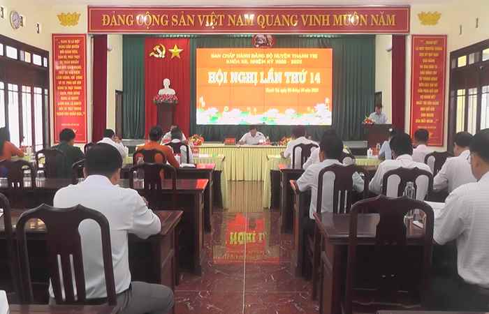 Thạnh Trị: Họp BCH Đảng bộ lần thứ 14
